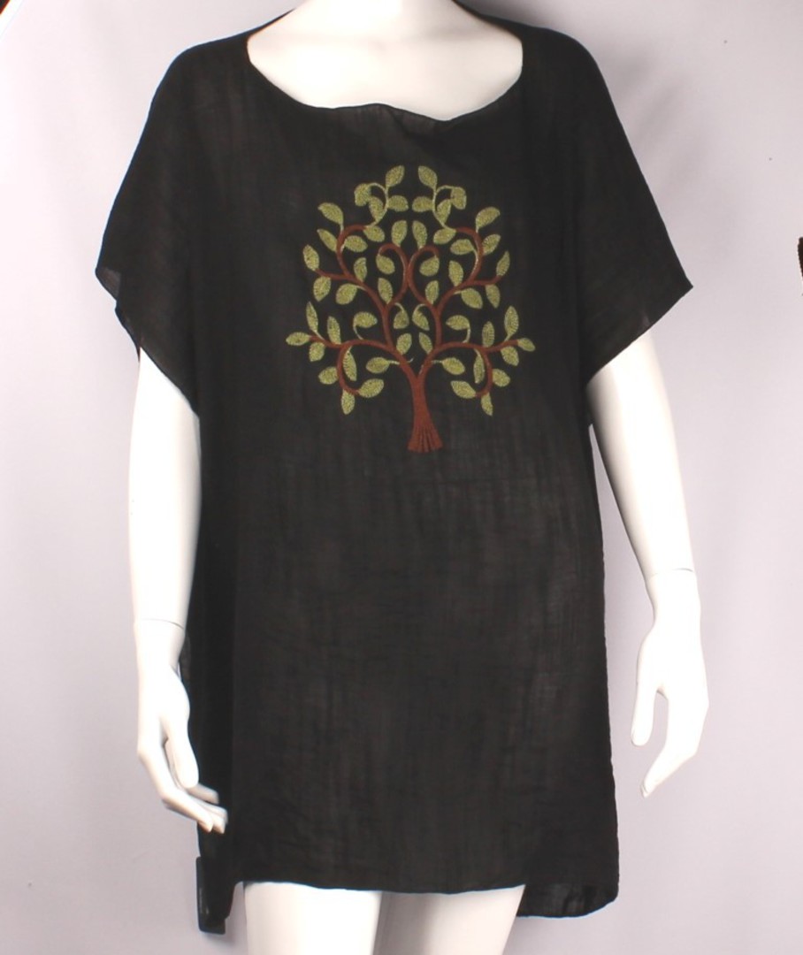 Alice&Lily embroidered tree caftan black Style: SC/4695/BLK image 0